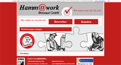 Desktop Screenshot of hammatwork.de