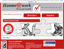 Tablet Screenshot of hammatwork.de